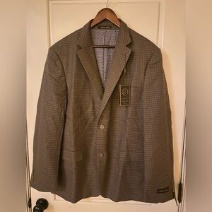 Pierre Loren Men's Checkered Gray Blazer